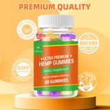 AFXMATE Hemp Gummies displayed on a wooden surface