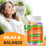 AFXMATE Hemp Gummies in assorted fruit flavours