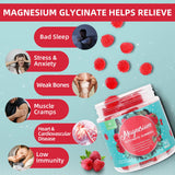 AFXMATE Magnesium Glycinate Gummies side view of bottle