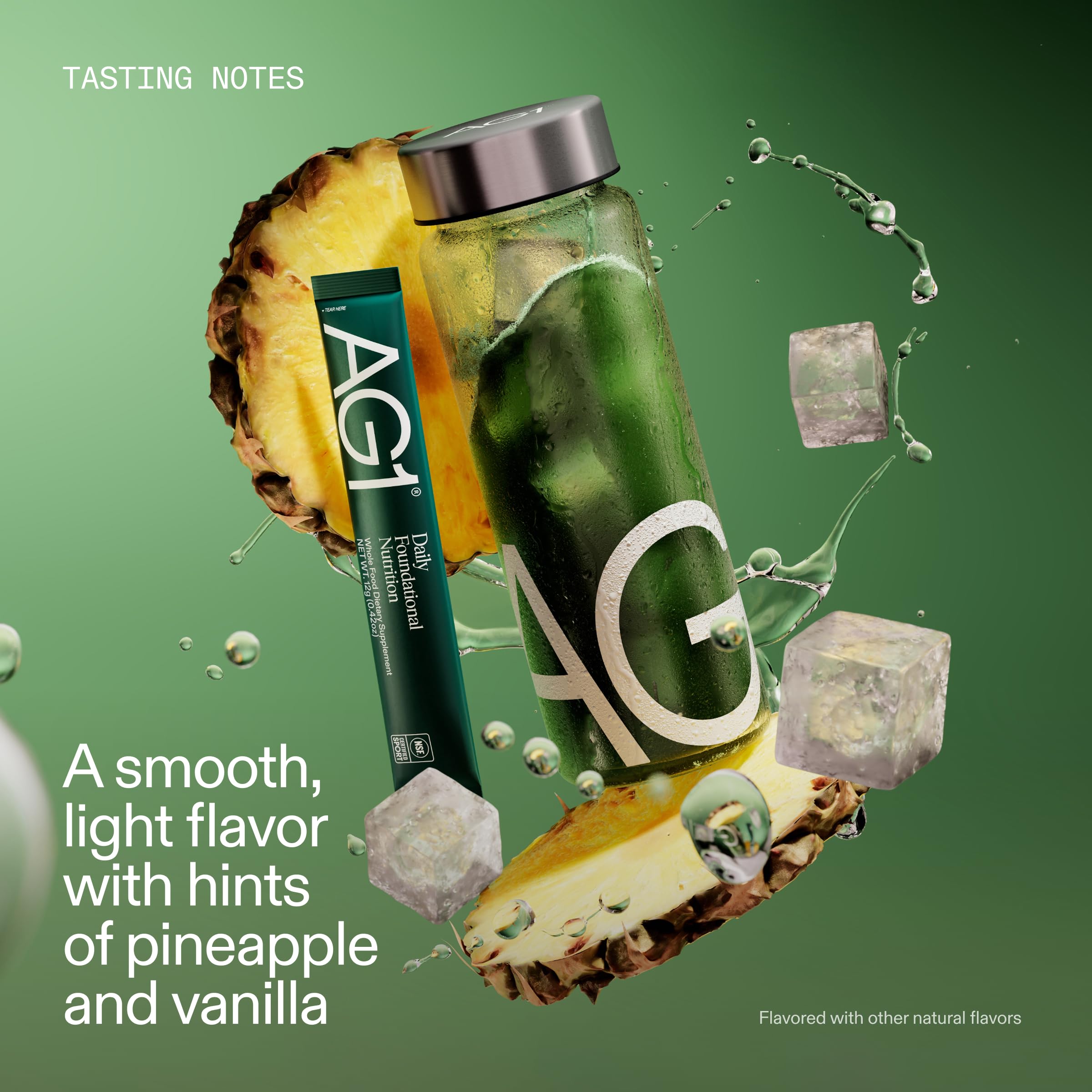AG1 Daily Health Supplement 168g lifestyle scene