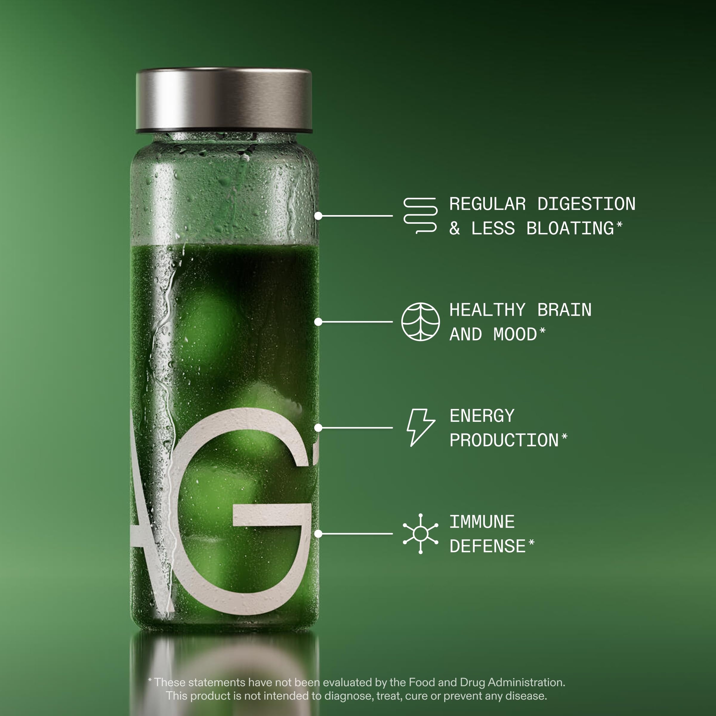 AG1 Daily Health Supplement 168g nutritional information