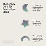 AG1 Sleep Drink AGZ ingredients list on packaging