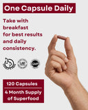Agami Beetroot Extract Capsules close-up of capsule