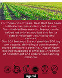 Agami Beetroot Extract Capsules ingredients list