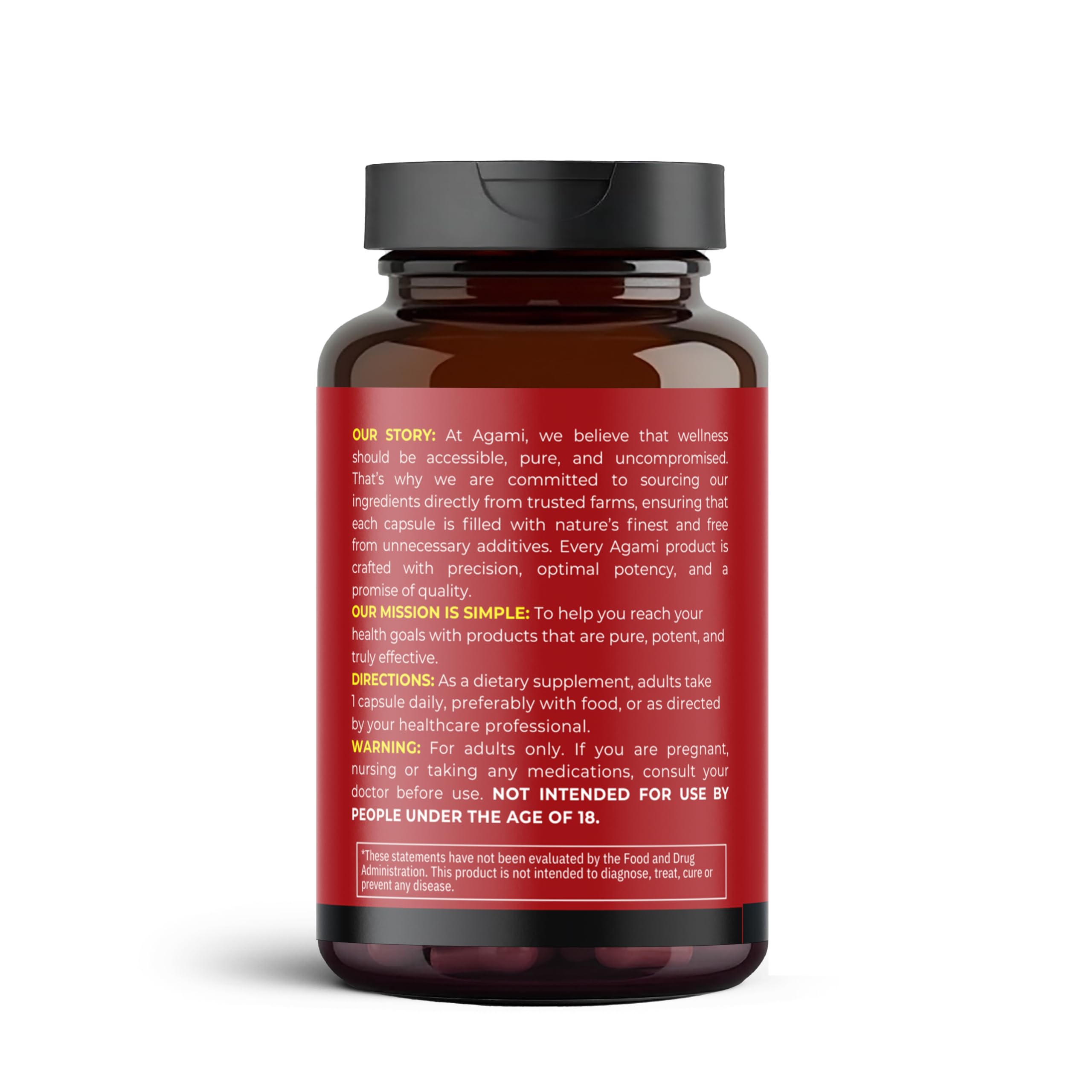 Agami Beetroot Extract Capsules packaging details