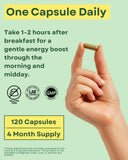 Agami Green Tea Capsules showing 120 count