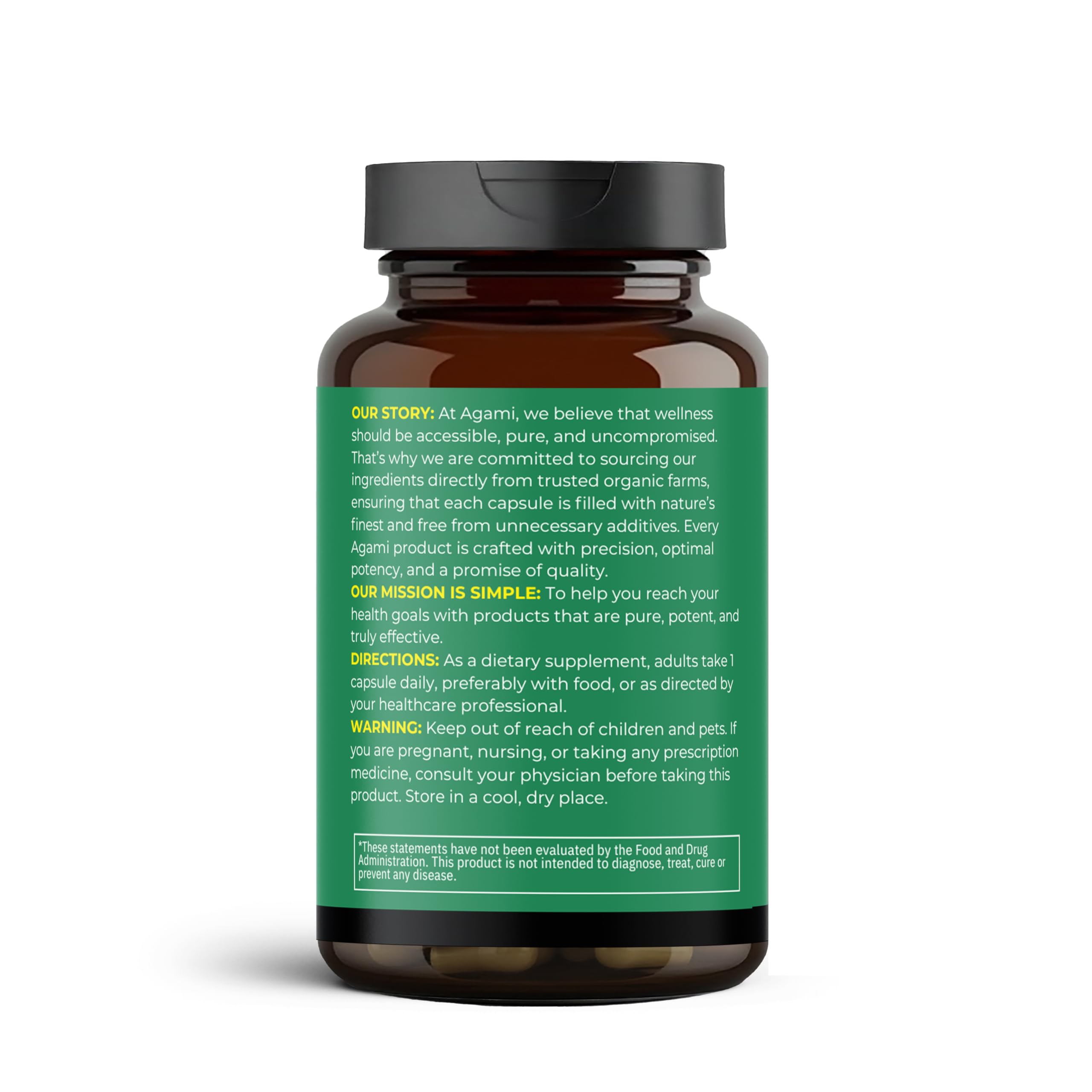 Agami Moringa Extract Capsules 400mg ingredients list