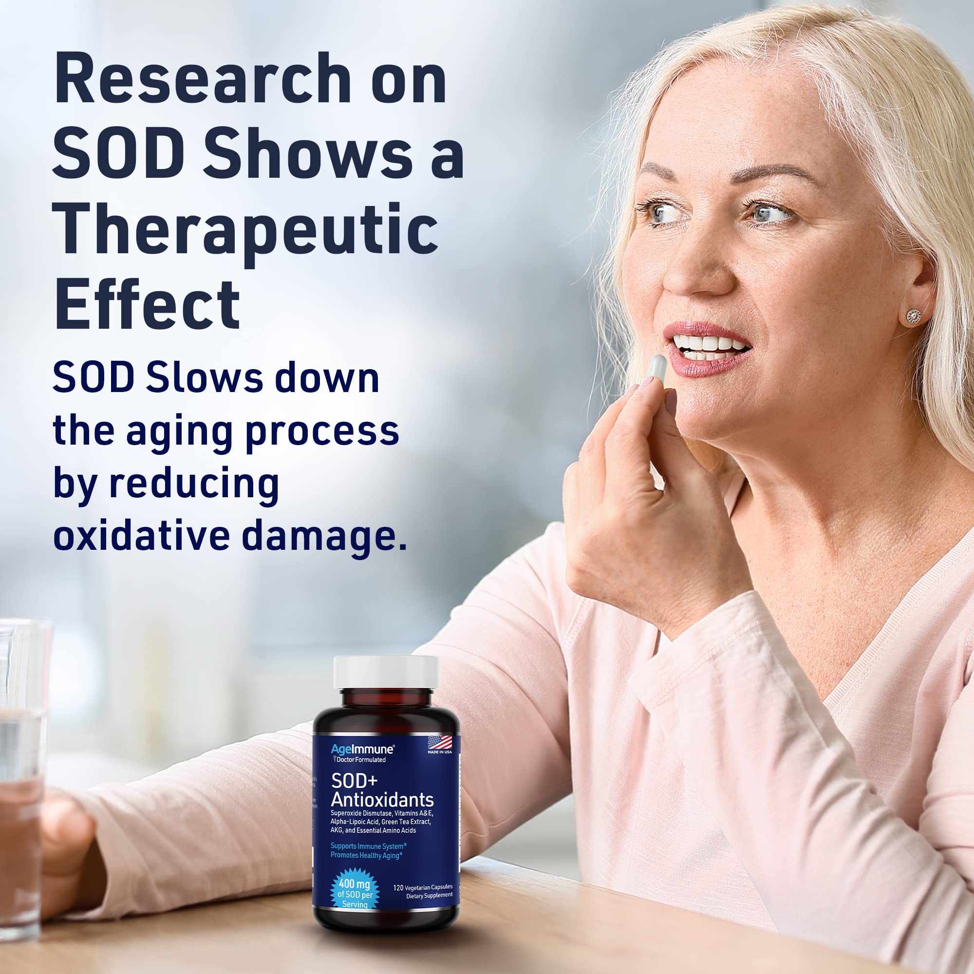AgeImmune Antioxidant Complex 400mg ingredients list