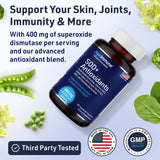 AgeImmune SOD Antioxidants Complex 400mg bottle with label