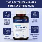 AgeImmune Vitamin C 1000mg supplement bottle on a table