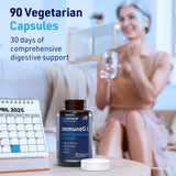 AgeImmune Wormwood Complex Herbal Supplement on a wooden table