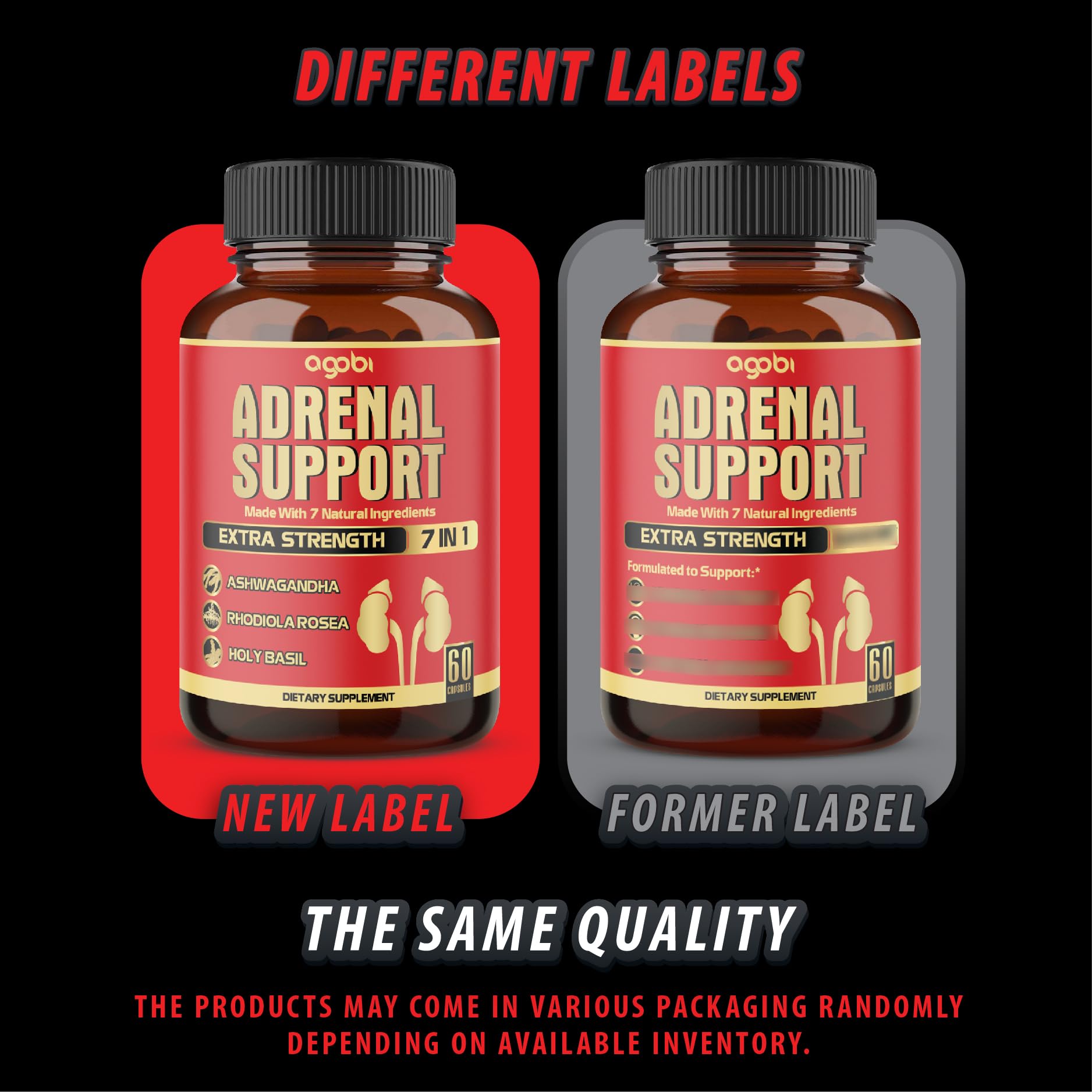 agobi Adrenal Extracts Supplement with herbal ingredients