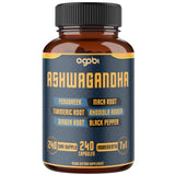 agobi Ashwagandha Adrenal Support Supplement bottle front view