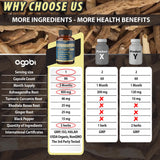 agobi Ashwagandha Supplement back view with dosage information