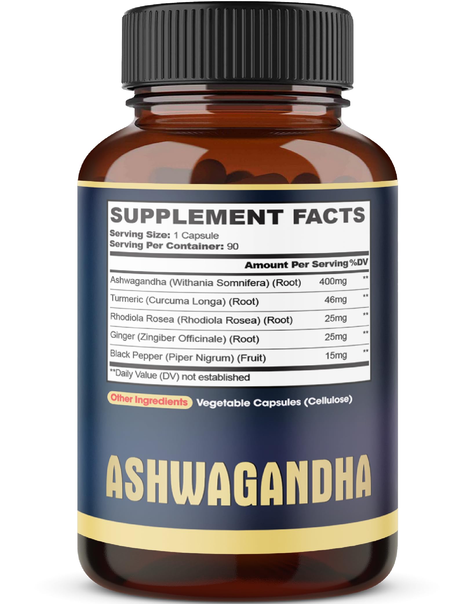 agobi Ashwagandha Supplement close-up of vegan capsule