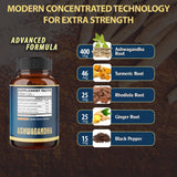 agobi Ashwagandha Supplement side view showing capsule