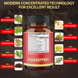 agobi Bacopa Monnieri Brain Support Supplement bottle back view