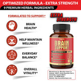 agobi Bacopa Monnieri Brain Support Supplement capsules close-up