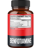 agobi Benfotiamine Supplement bottle with cap off