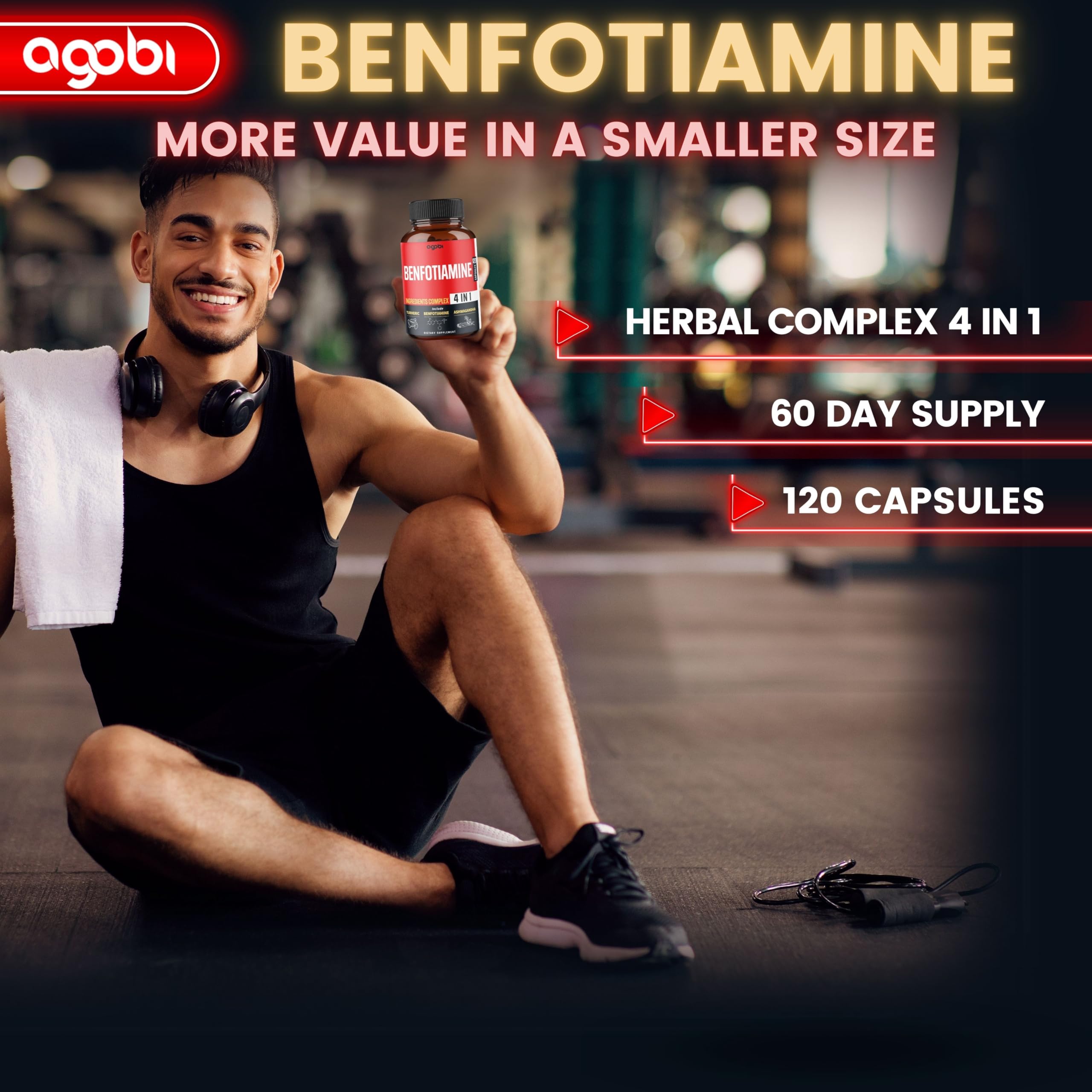 agobi Benfotiamine Supplement ingredients list