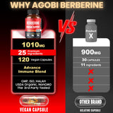 agobi Berberine Capsules with a measuring spoon