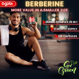 agobi Berberine Capsules with ingredients list