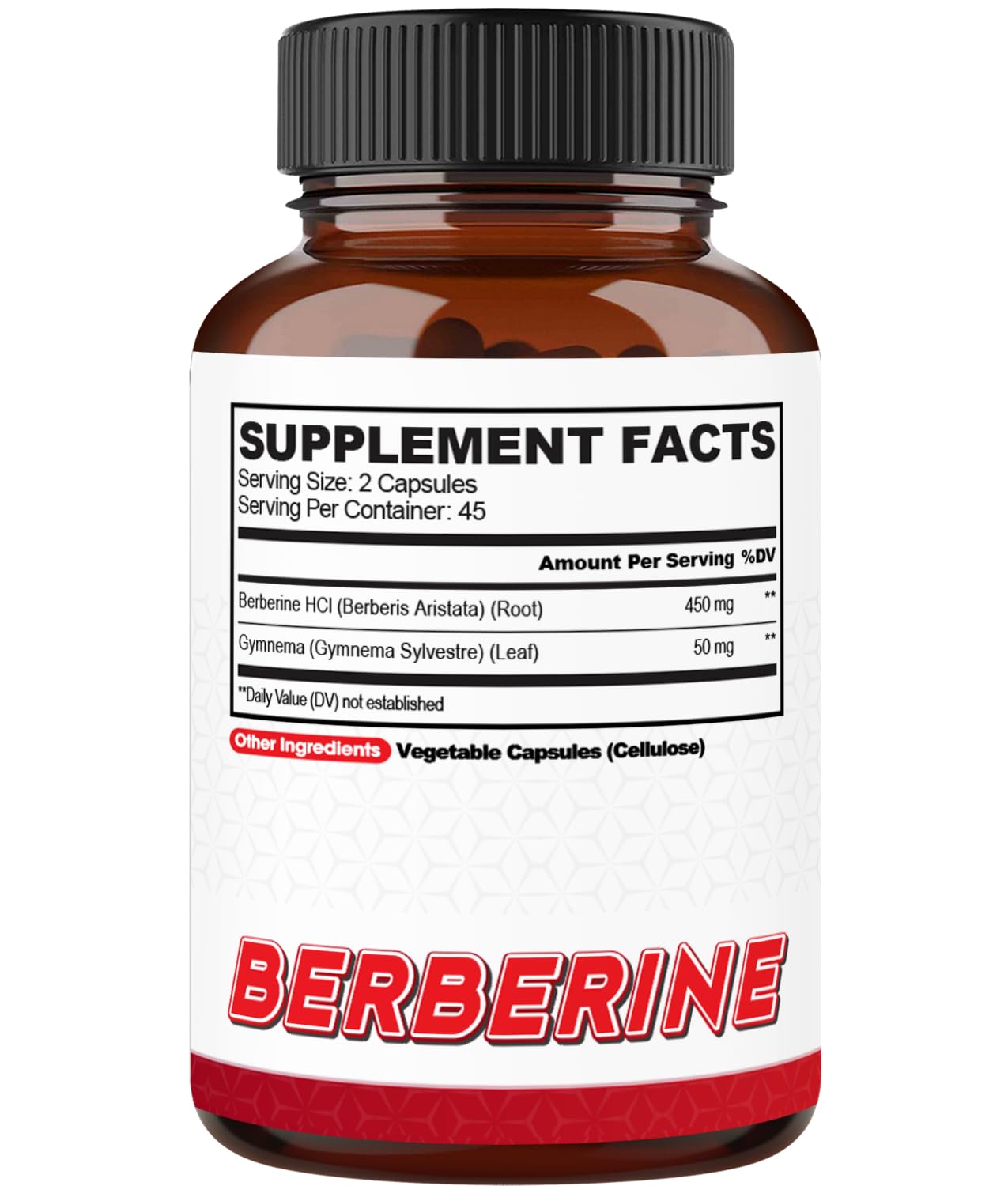 Agobi Berberine Complex capsules on a wooden table