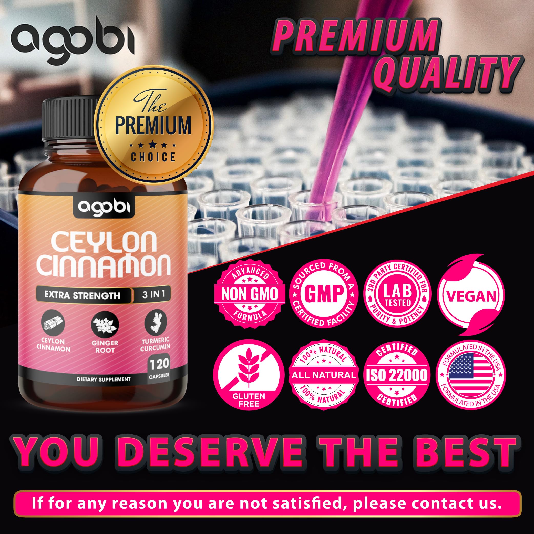 agobi Ceylon Cinnamon Supplements ingredients list