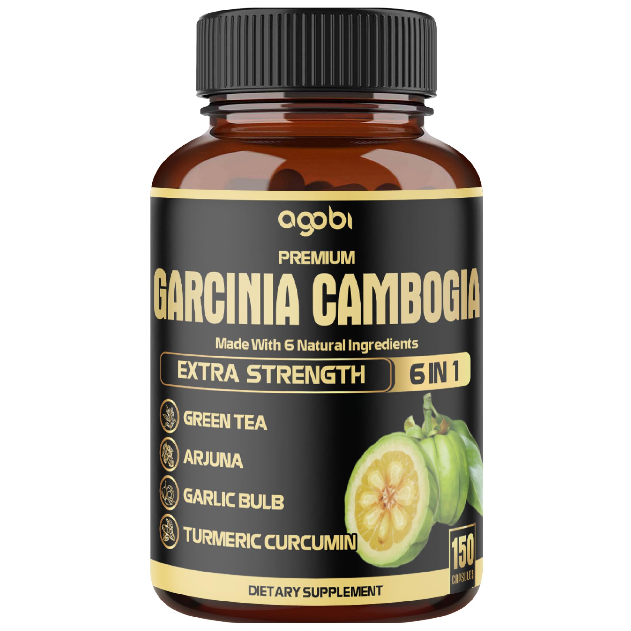 agobi Garcinia Cambogia 150 vegan capsules front view