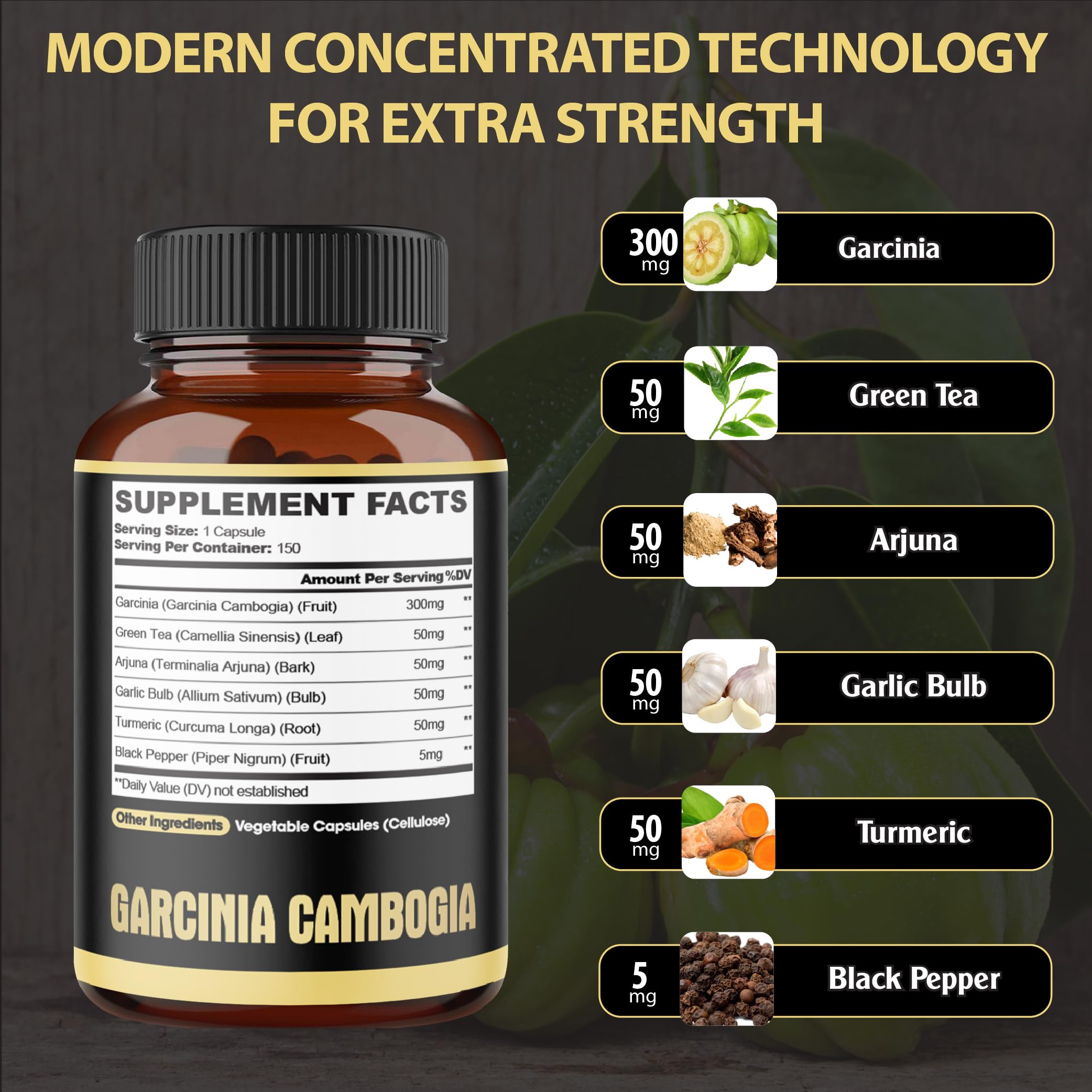 agobi Garcinia Cambogia bottle with label details
