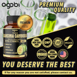 agobi Garcinia Cambogia capsules in a hand