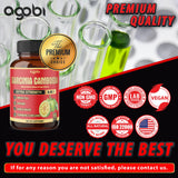 agobi Garcinia Cambogia Supplement with a plant background