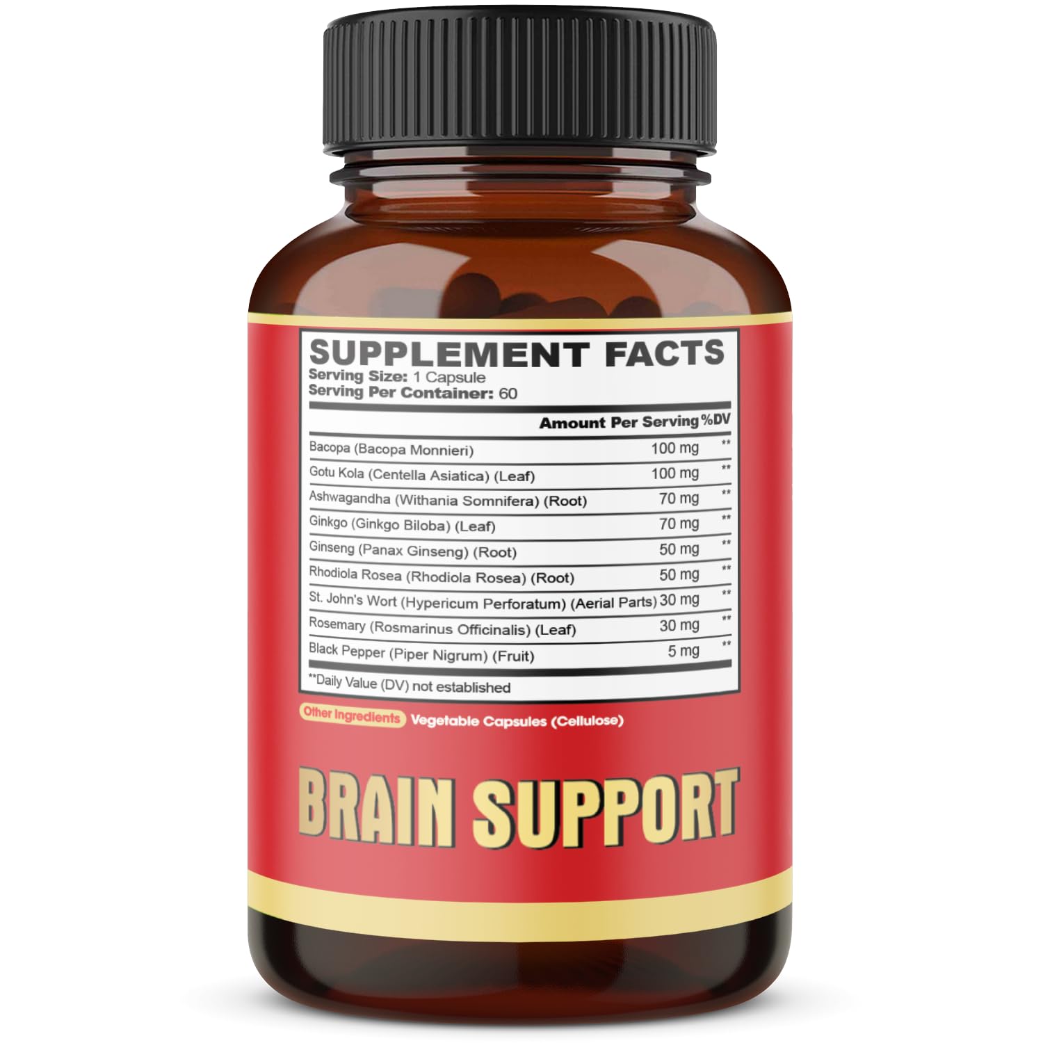 agobi Ginkgo Biloba 9-in-1 Herbal Supplement Capsules in a wellness setting