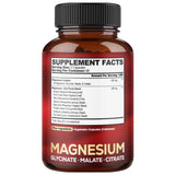 Agobi Magnesium Complex bottle with leafy greens