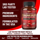 Agobi Magnesium Complex capsules on a wooden surface
