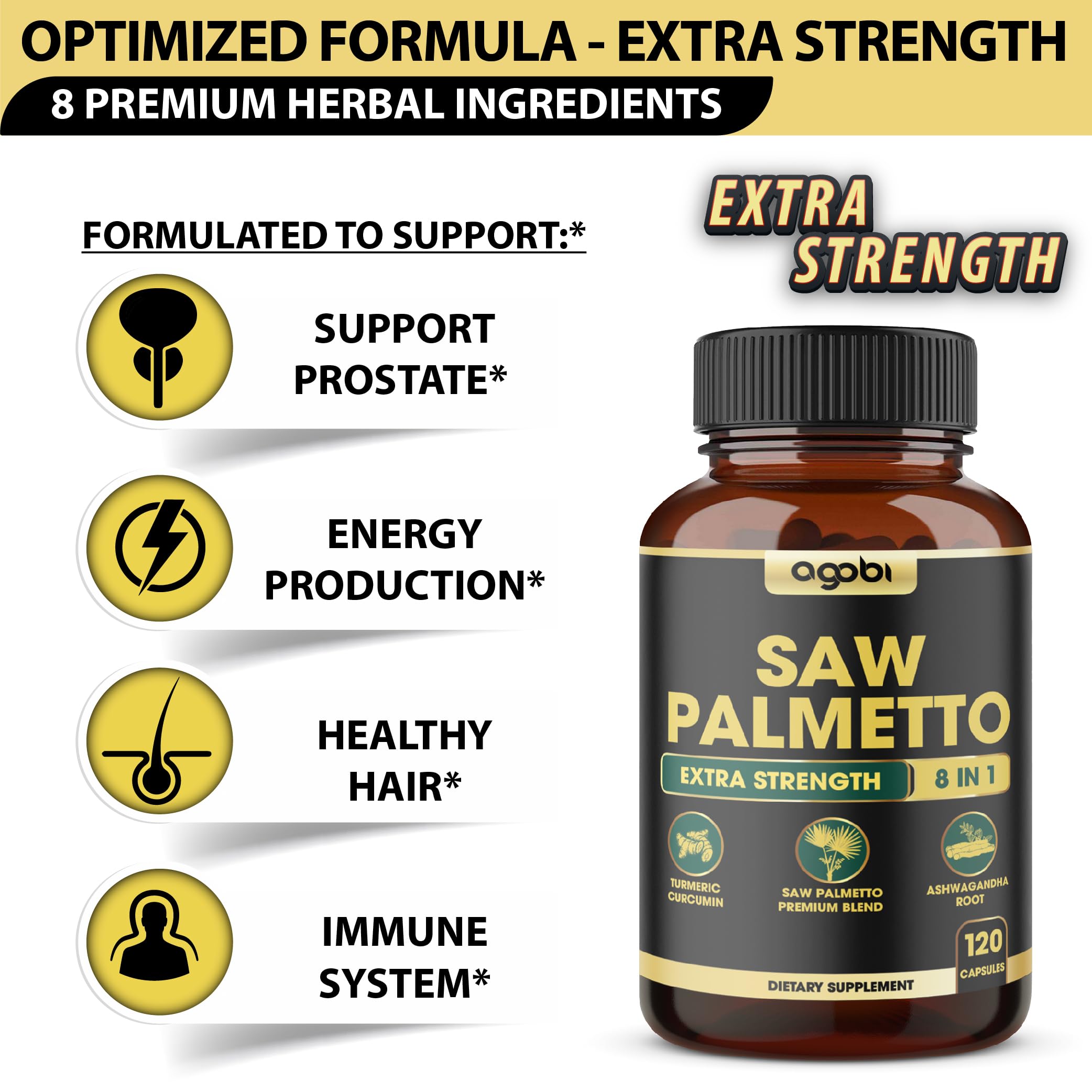 agobi Saw Palmetto Advanced Blend ingredients list
