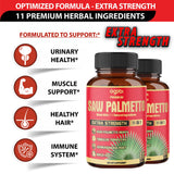 agobi Saw Palmetto Berry Supplement 5300mg bottle with capsules