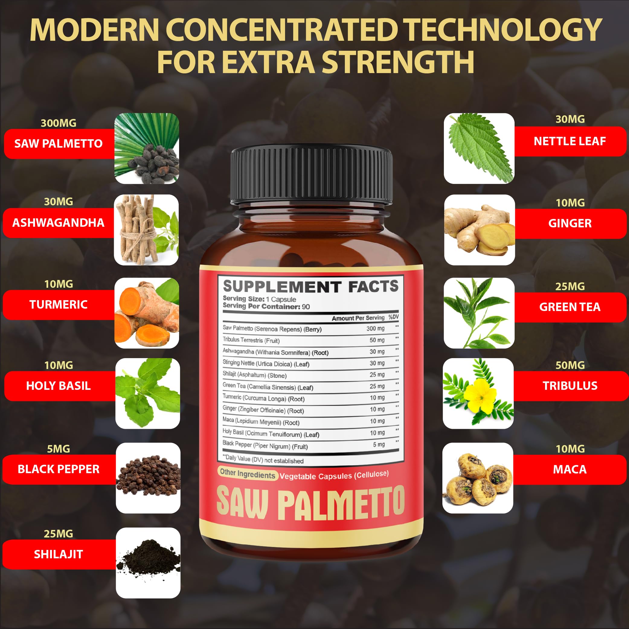 agobi Saw Palmetto Complex bottle with label