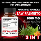 agobi Saw Palmetto Extract Capsules bottle side view