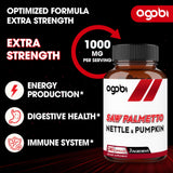 agobi Saw Palmetto Extract Capsules close-up of capsules