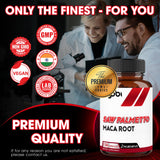 agobi Saw Palmetto Supplement bottle with natural background