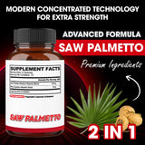 agobi Saw Palmetto Supplement capsules close-up
