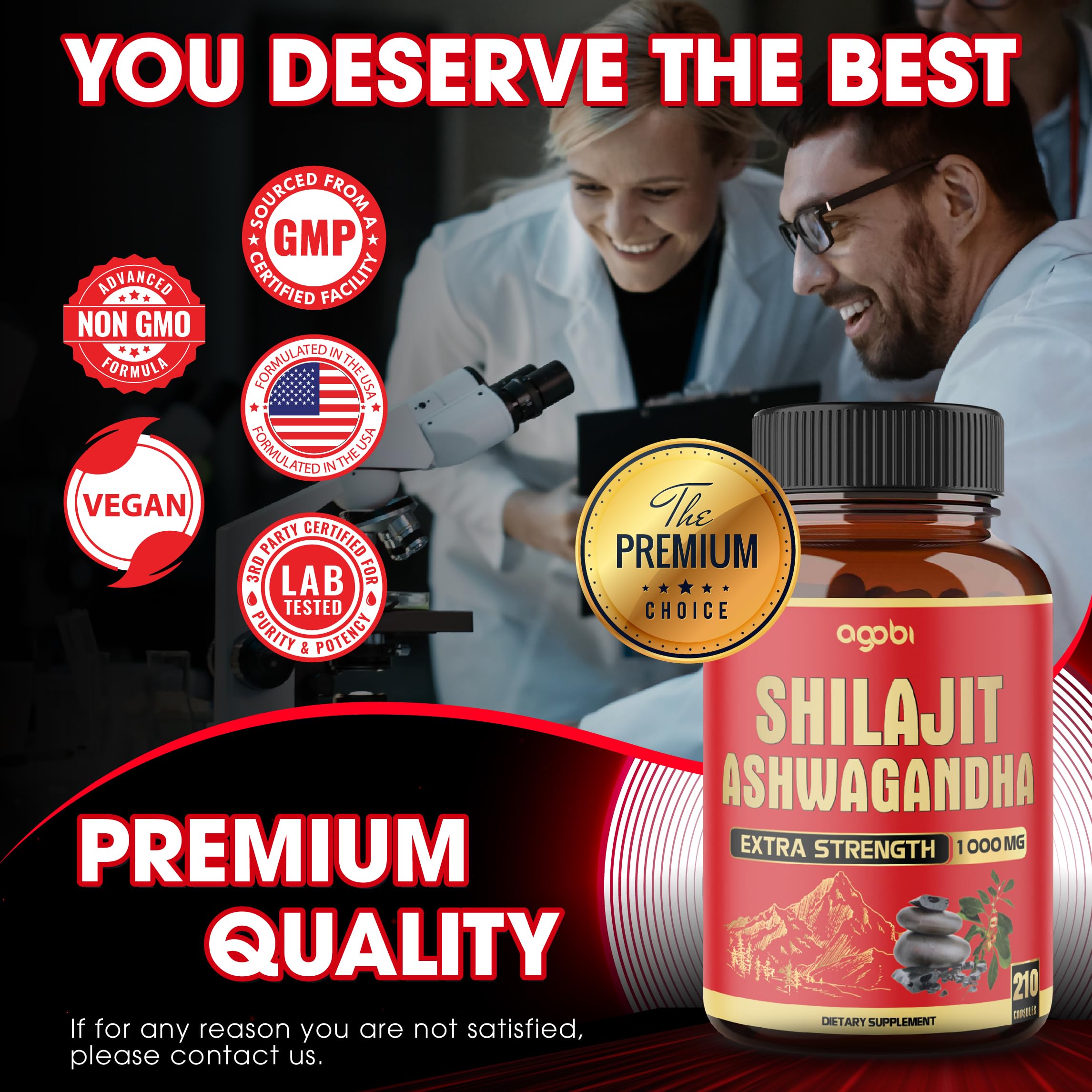 agobi Shilajit Complex Capsules packaging close-up