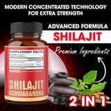 agobi Shilajit Complex Capsules side view showing label