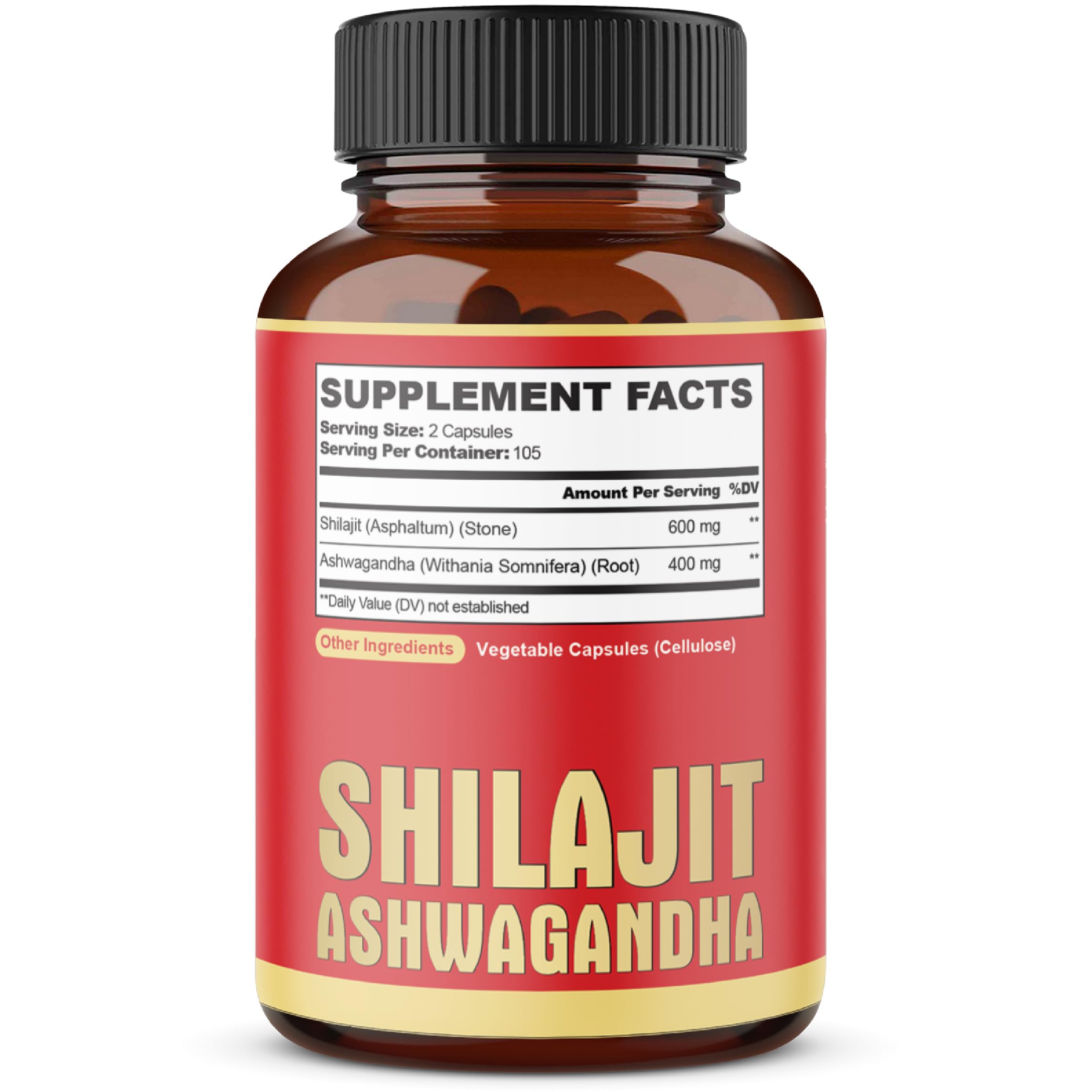 agobi Shilajit Complex Capsules with measuring spoon