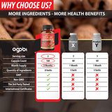 agobi Turmeric Supplement pills in hand