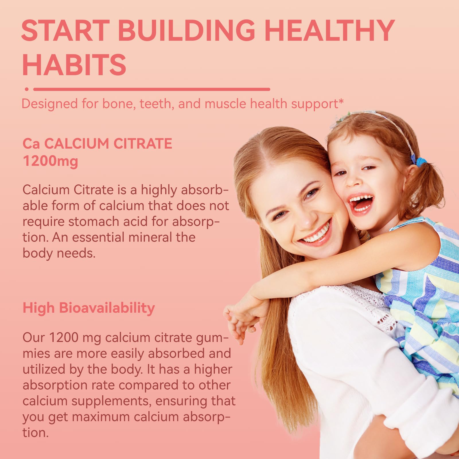 Agumoon Calcium Citrate Gummies bottle with label