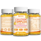 Agumoon Calcium Gummies displayed with other vitamins