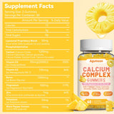 Agumoon Calcium Gummies packaging showing ingredients