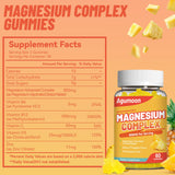 Agumoon Magnesium Gummies bottle side view